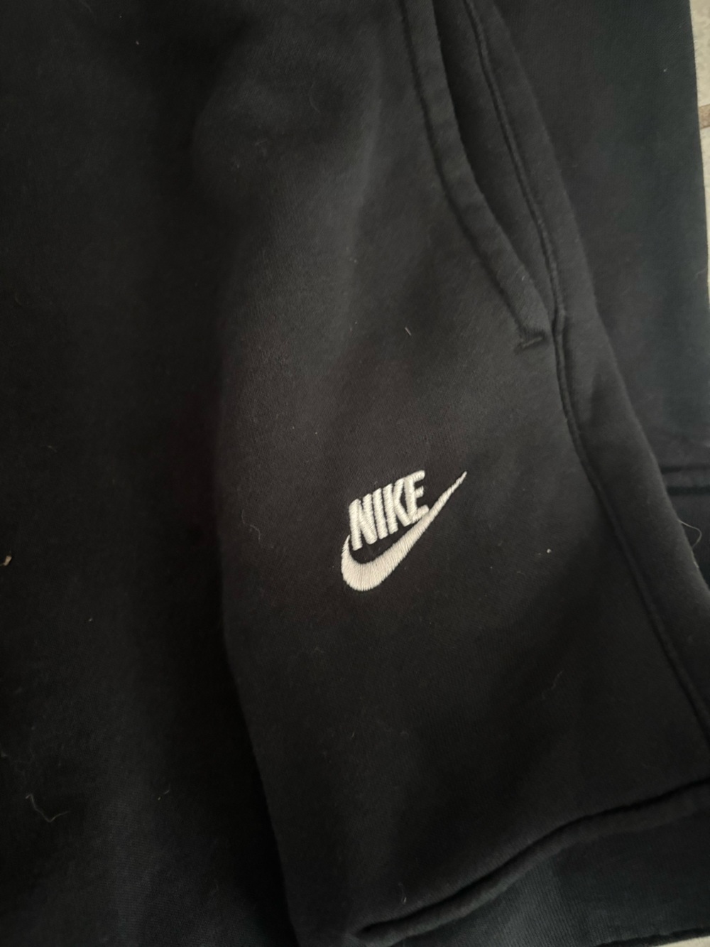 Nike Youth Black Sweatpants with White Swoosh Logo
